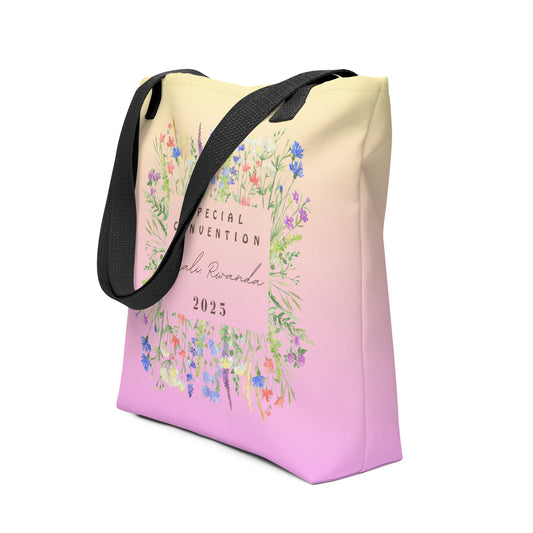 Flower Garden PINK GRADIENT Special Convention 2025 Tote bag